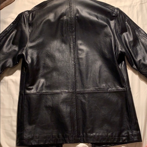 Men’s leather coat - Picture 8 of 8